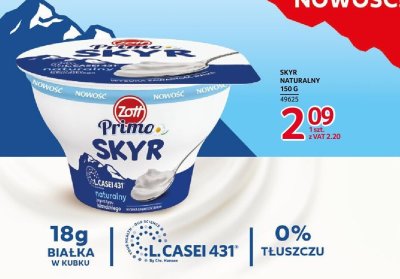 Jogurt Skyr Naturalny Primo 150g promocja w Selgros