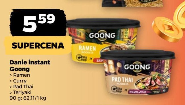 Danie ramen Goong promocja