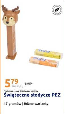 Świąteczne słodycze PEZ promocja w Action