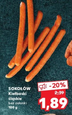 Kiełbaski śląskie bez osłonki Sokołów promocja