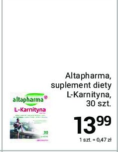 L-karnityna Altapharma promocja