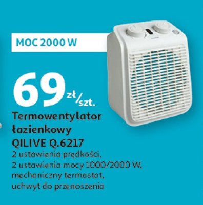 Termowentylator łazienkowy Q.6217 Qilive promocja