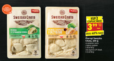 Pierogi z kapust膮 i grzybami Swojska chata promocja