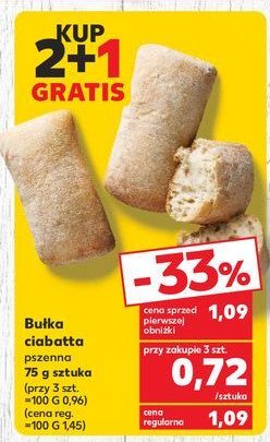 Bułka ciabata promocja