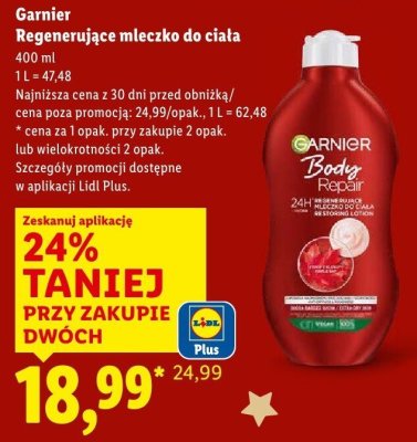 Regenerujące mleczko do ciała  promocja w Lidl