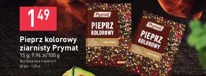 Pieprz kolorowy ziarnisty Prymat promocja