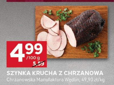 Szynka krucha z chrzanowa promocja w Stokrotka