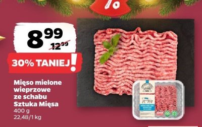 Mięso mielone wieprzowe ze schabu  promocja w Netto