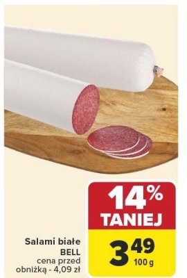 Salami białe BELL promocja w Carrefour