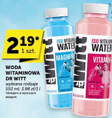 Woda witaminowa Dr Witt promocja w ABC