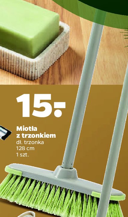 Miotła z trzonkiem promocja