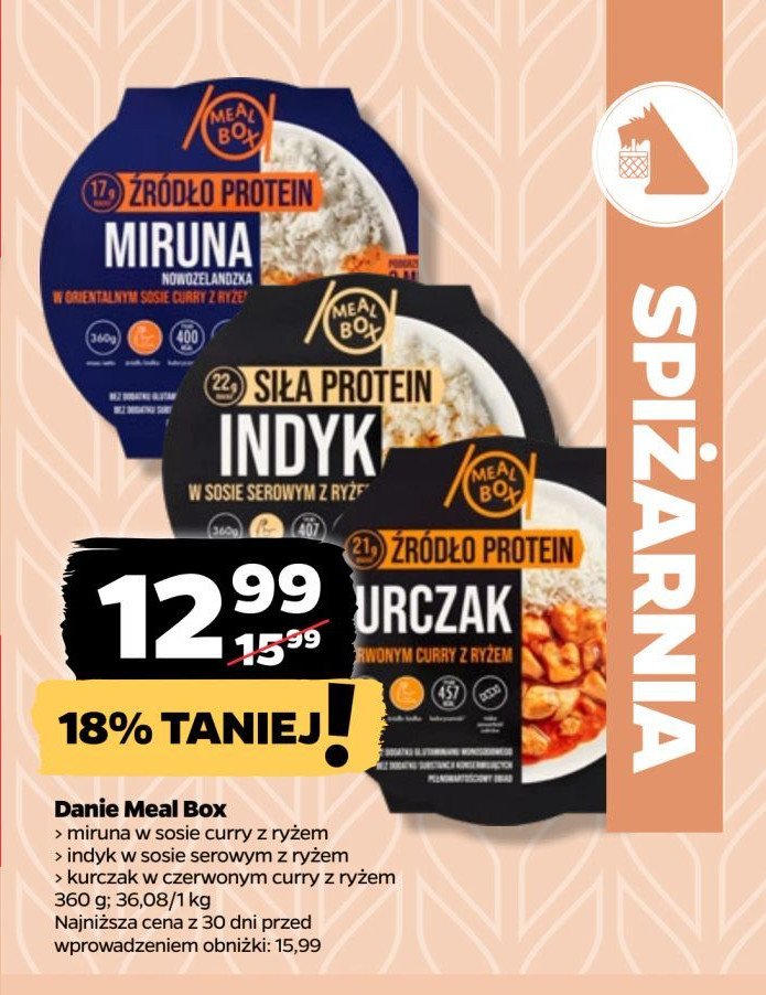 Miruna w orientalnym sosie Meal box promocja w Netto