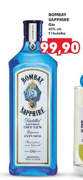 Gin Bombay sapphire promocja w Kaufland