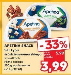 Ser feta herbs & spices Arla apetina snack promocja