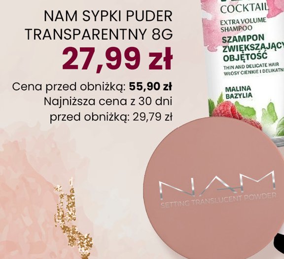 Puder do twarzy NAM promocja