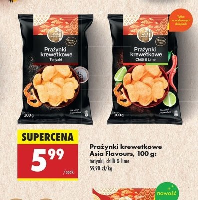 Prażynki krewetkowe teriyaki Asia flavours promocja