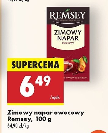 Zimowy napar owocowy Remsey promocja