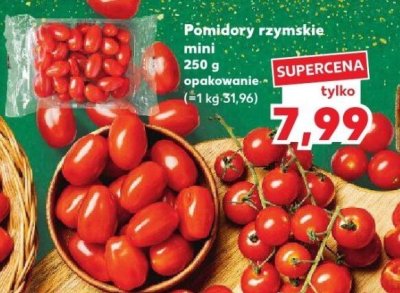 Pomidory rzymskie mini 250 g  promocja w Kaufland