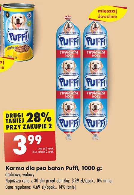 Baton z drobiem Puffi promocja