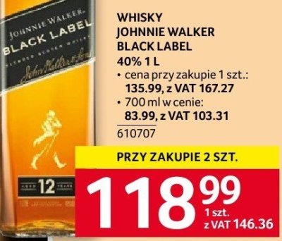 Whisky promocja w Selgros