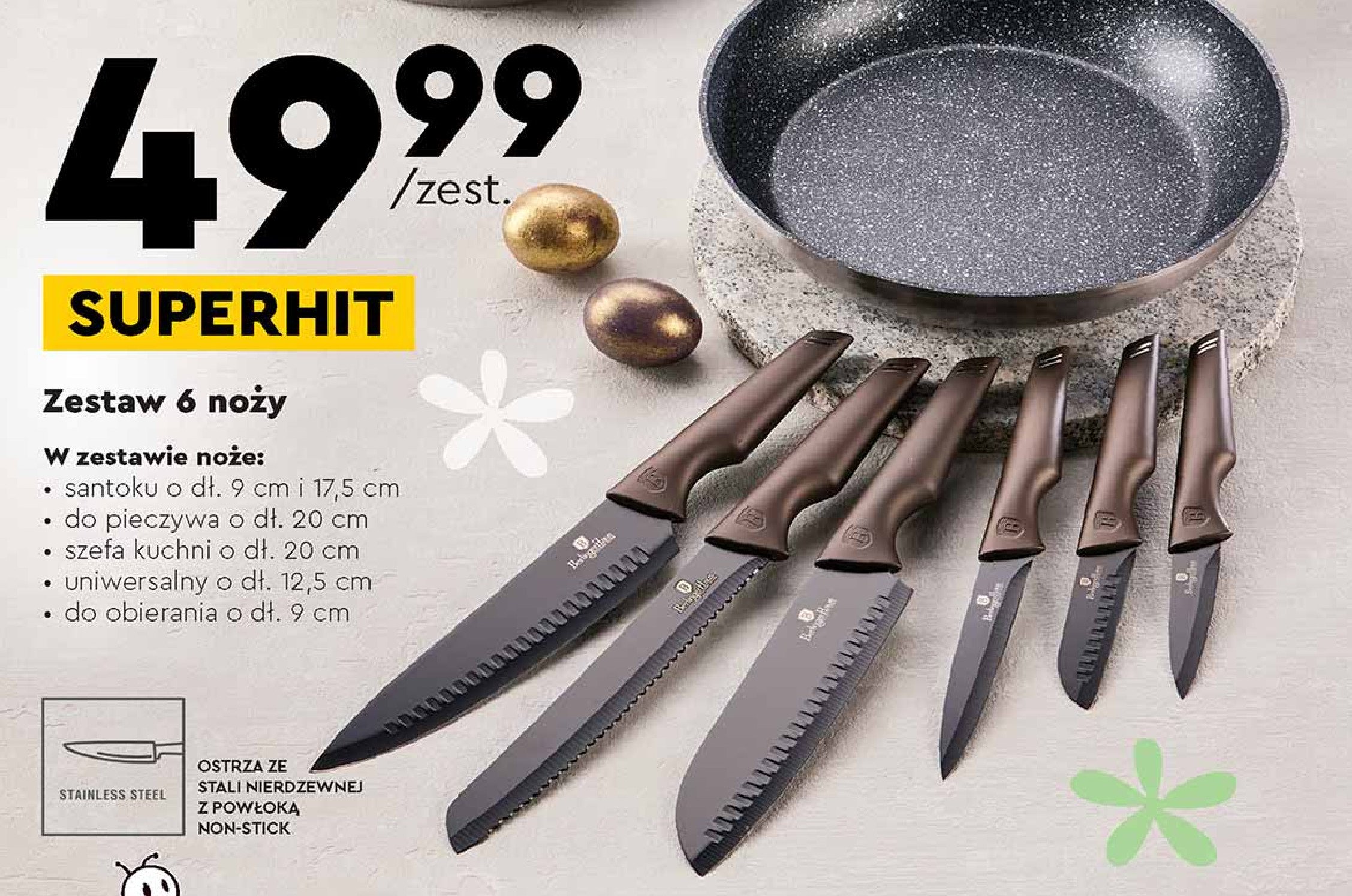Zestaw noży kuchennych Berlinger haus promocja