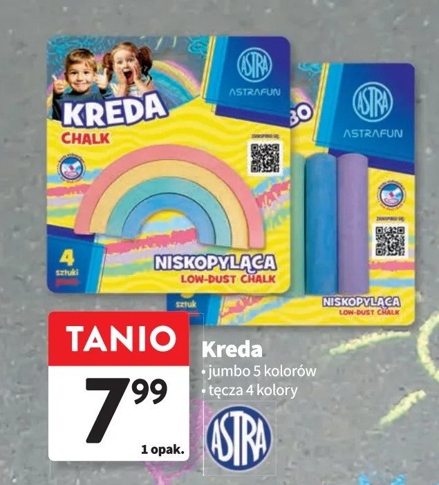 Kreda niskopyląca Astra promocja