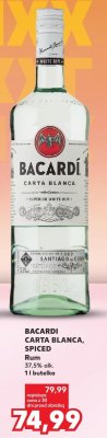 Rum Bacardi Spiced 1 l promocja w Kaufland