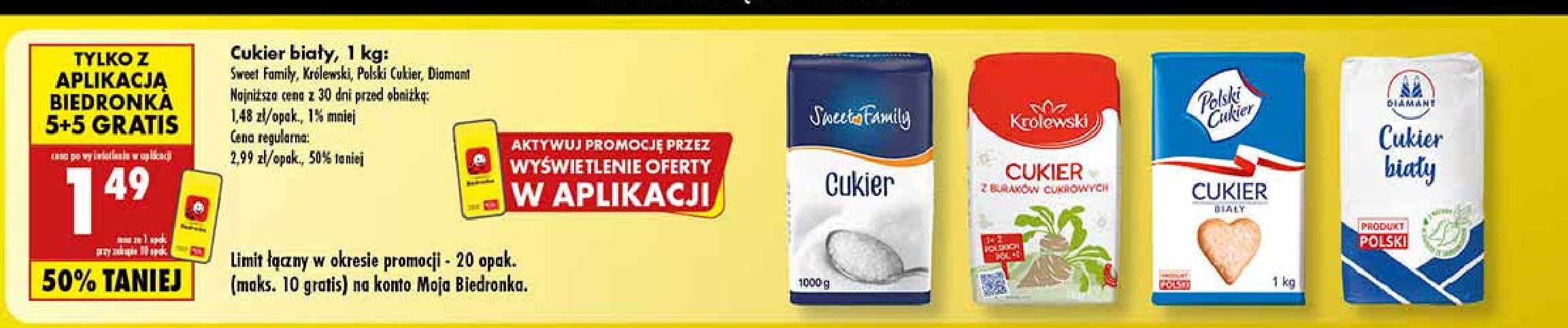 Cukier z burak贸w cukrowych Cukier kr贸lewski promocja