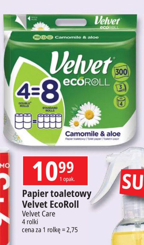 Papier toaletowy rumiankowy Velvet promocja