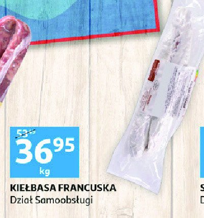 Kiełbasa francuska promocja w Auchan
