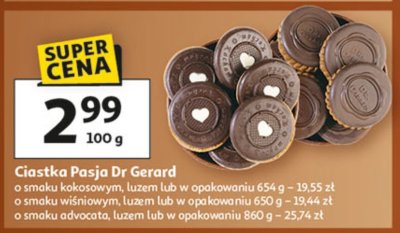Ciastka Pasja Dr Gerard promocja w Auchan