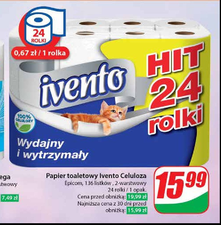 Papier toaletowy Ivento promocja