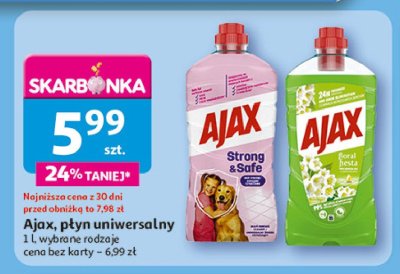 P艂yn do mycia konwalie Ajax floral fiesta Ajax . promocja