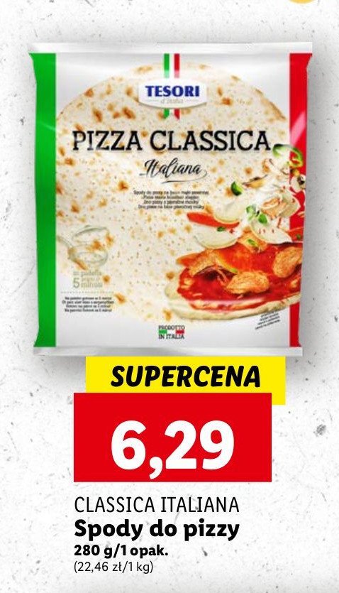 Spody do pizzy TESORI DI LANGA promocja