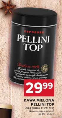 Kawa mielona Pellini Top promocja w Stokrotka