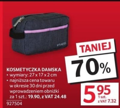 Kosmetyczka damska Myriad promocja w Selgros