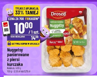 Nuggetsy panierowane z piersi kurczaka Drosed promocja w POLOmarket