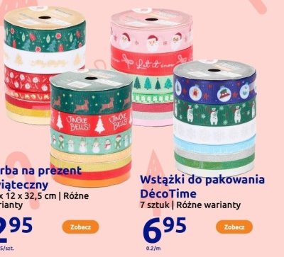 Wstążki do pakowania różne warianty promocja w Action