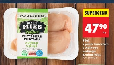 Filet z piersi kurczaka z wolnego wybiegu   promocja w Biedronka