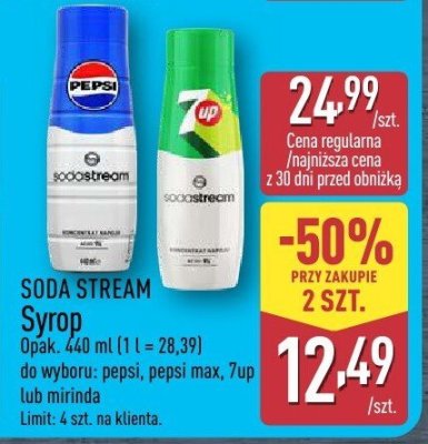Syrop SODA STREAM promocja w Aldi