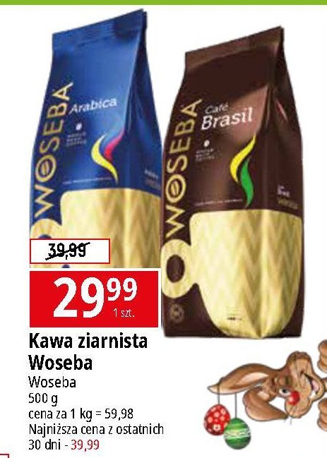 Kawa Woseba arabica promocja
