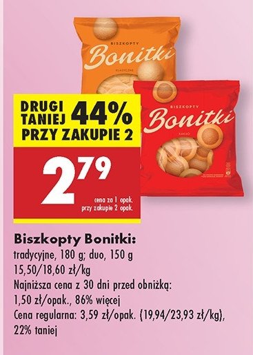 Biszkopty duo Bonitki promocja