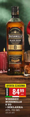 Whiskey Bushmills 8 YO + Szklanka 40%, 700 ML promocja w Biedronka