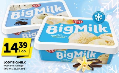 Lody Big Milk promocja w ABC