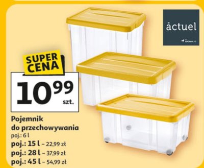 Pojemnik do przechowywania poj.: 6 l promocja w Auchan