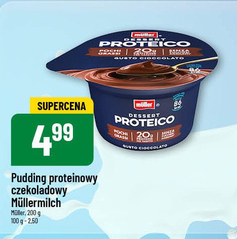 Pudding czekoladowy Muller proteico promocja