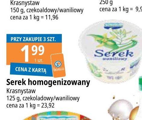 Serek czekoladowy Krasnystaw promocja