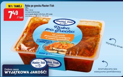 Ryba po grecku Master Fish 500g promocja w POLOmarket