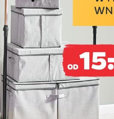 Organizer do przechowywania 50×30×25 cm promocja w Netto