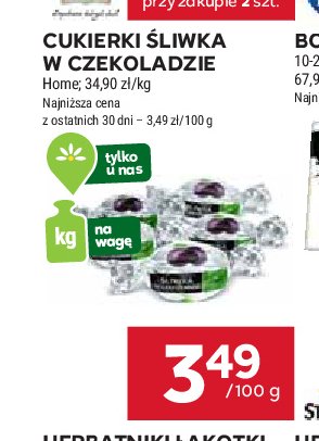 Śliwki w czekoladzie Home food promocja